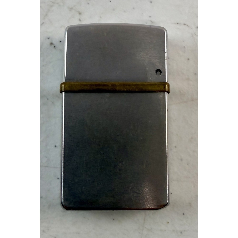 Vintage Nimrod Commander Lighter Silver Chrome USA Untested